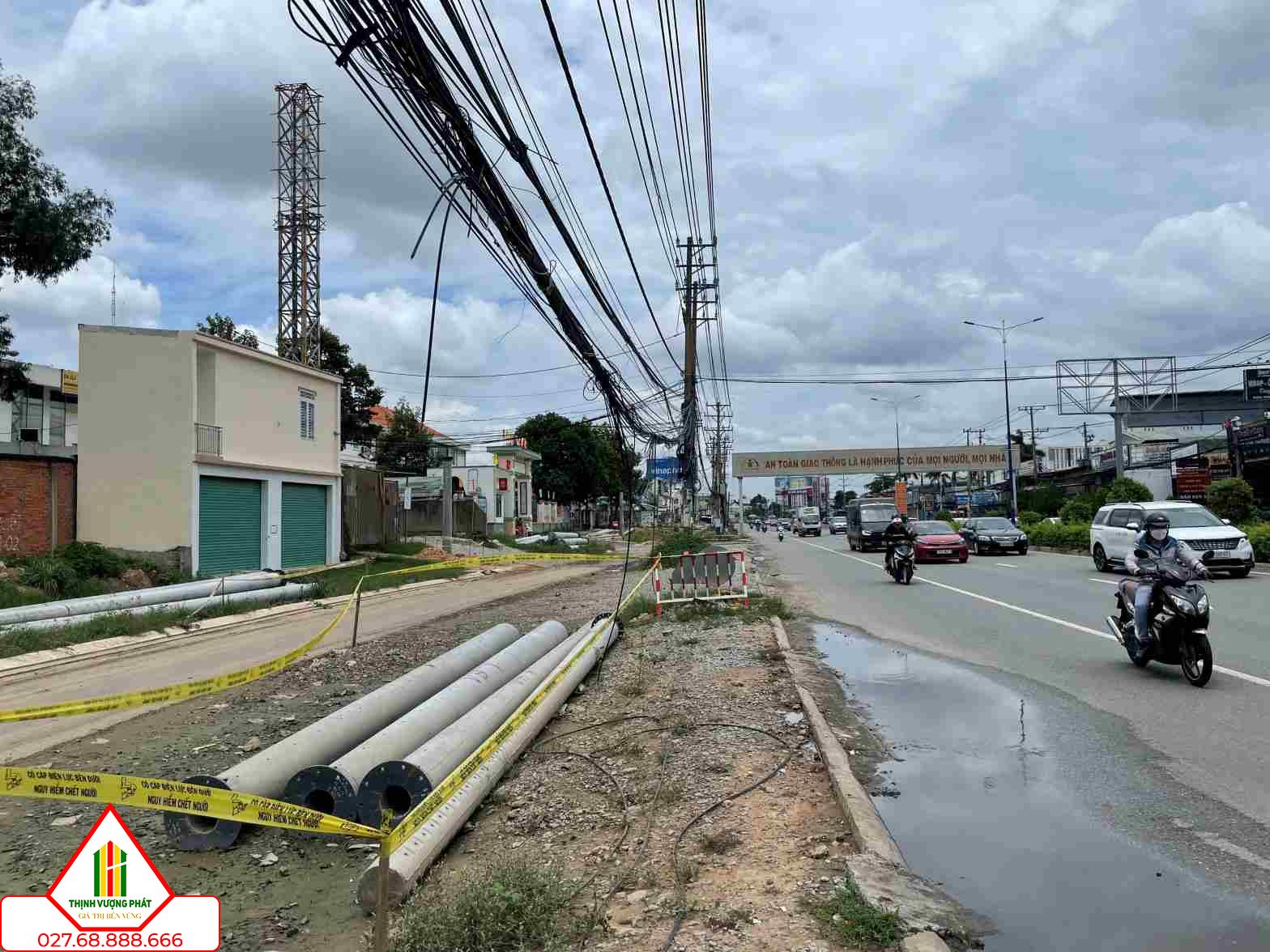 Thành phố Thuận An đang khẩn trương giải phóng mặt bằng. Ảnh: Đình Trọng