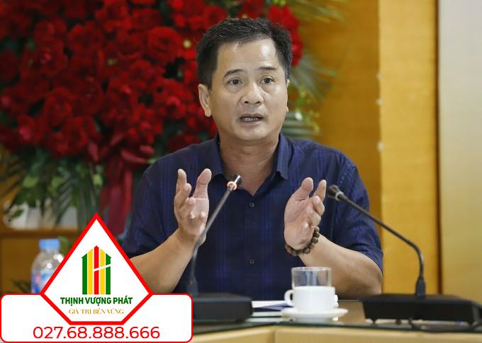 Ông Nguyễn Văn Đính phát biểu tại toạ đàm. Ảnh: Hưng Phạm