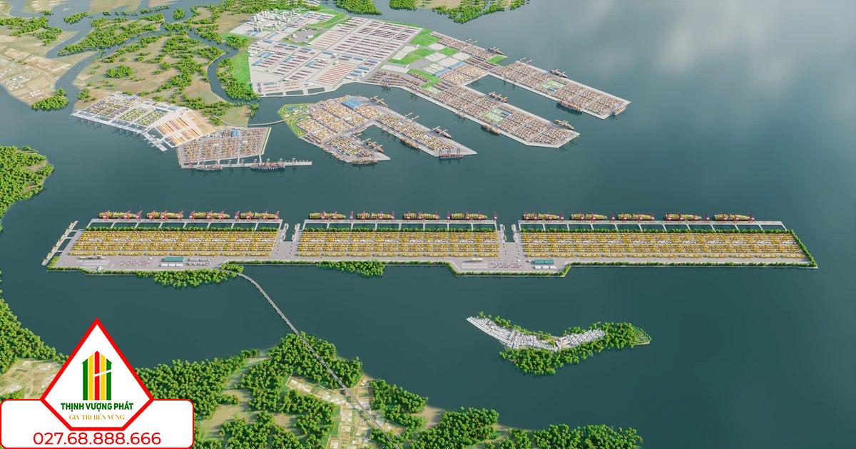 Phối cảnh Cảng trung chuyển quốc tế Cần Giờ. Ảnh: Portcoast