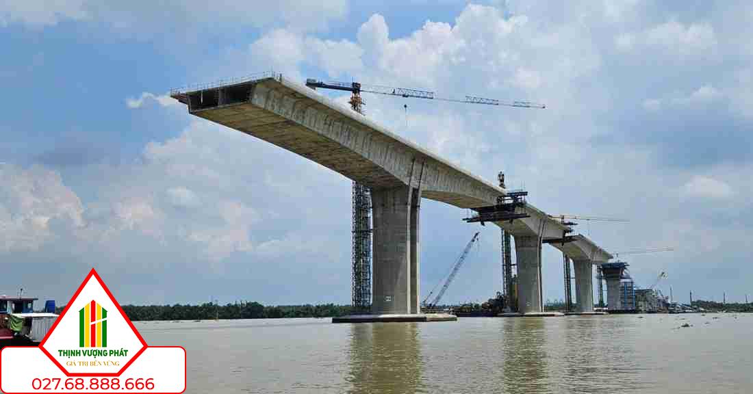 Cầu Nhơn Trạch thuộc tuyến Vành đai 3 nối Đồng Nai với TP.HCM