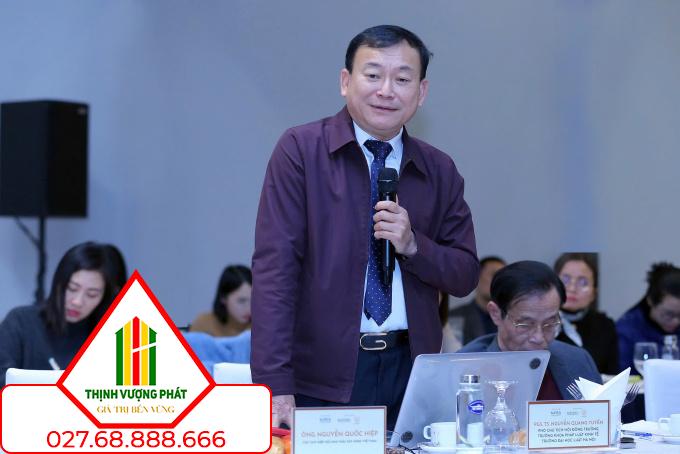 Ông Nguyễn Quang Tuyến phát biểu tại hội thảo ngày 10/1. Ảnh: Vân Anh