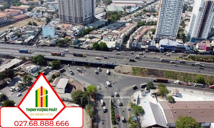 Nút giao Sóng Thần hiện hữu.