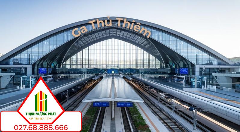 Phối cảnh ga đường sắt Thủ Thiêm.
